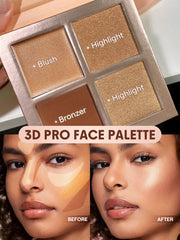 Sheglam Eyeshadow 3D Pro Face Palette 
