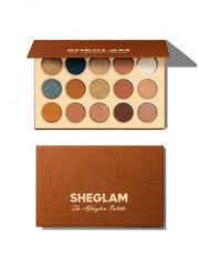 Sheglam Eyeshadow Palette 15-Color Matte Gilding Shimmer