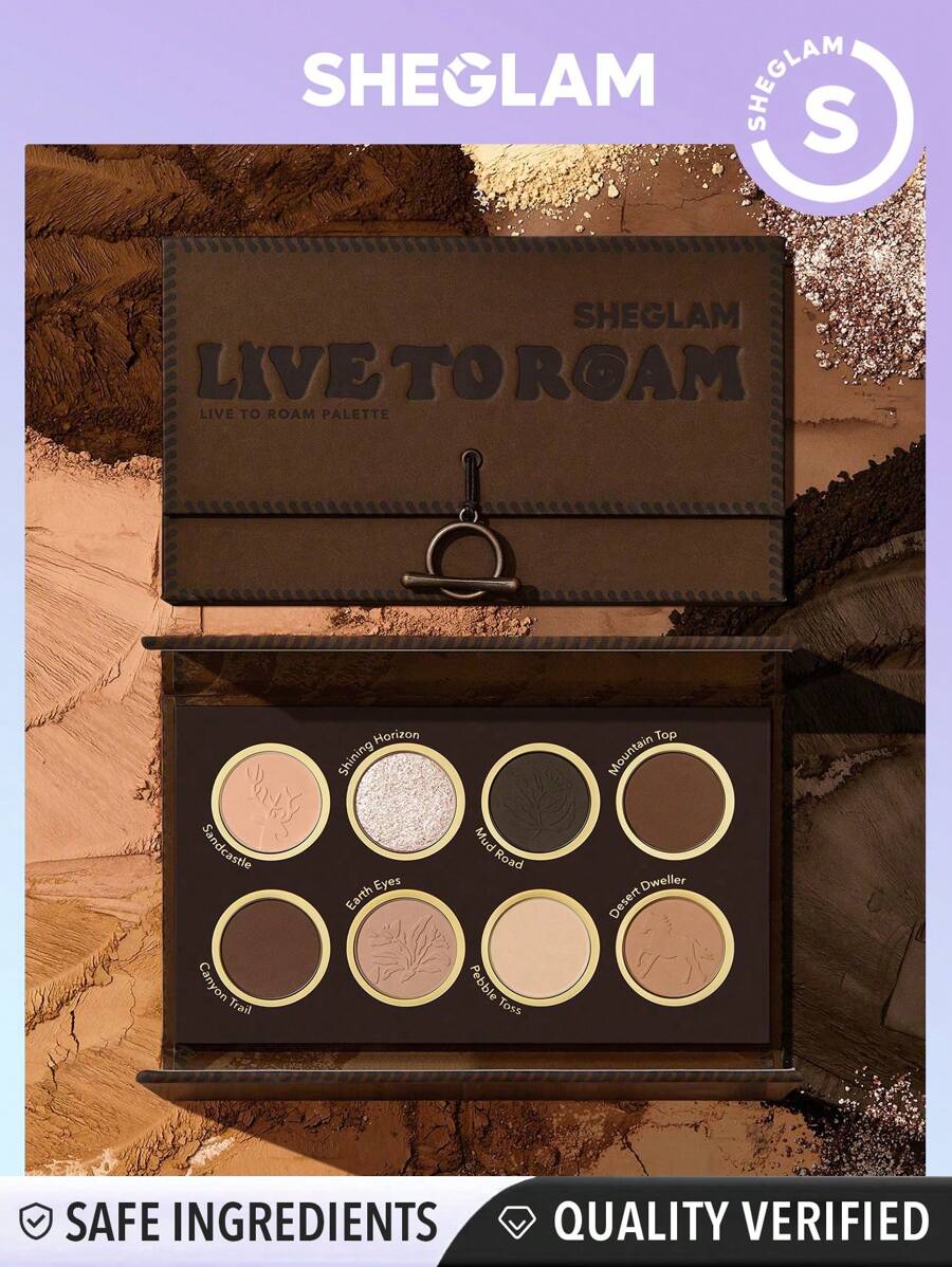 Sheglam Eyeshadow Palette “Journey Without Borders” Leave to Room 8 shades
