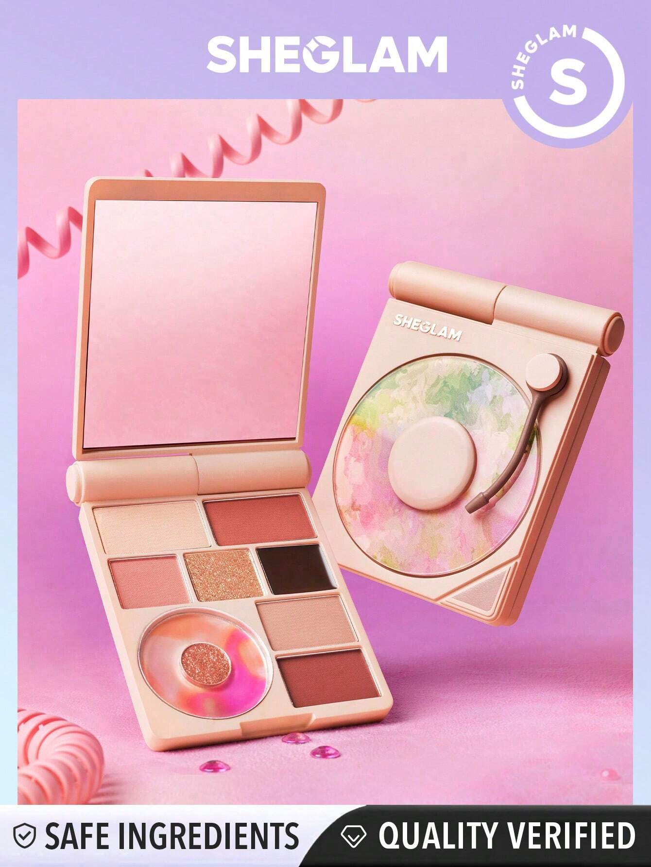 Sheglam Eyeshadow Palette Rose Sonata 9 Color Eyeshadow Palette