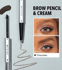 Sheglam Fill me in 2 in 1 eyebrow pencil and cream-chocolate
