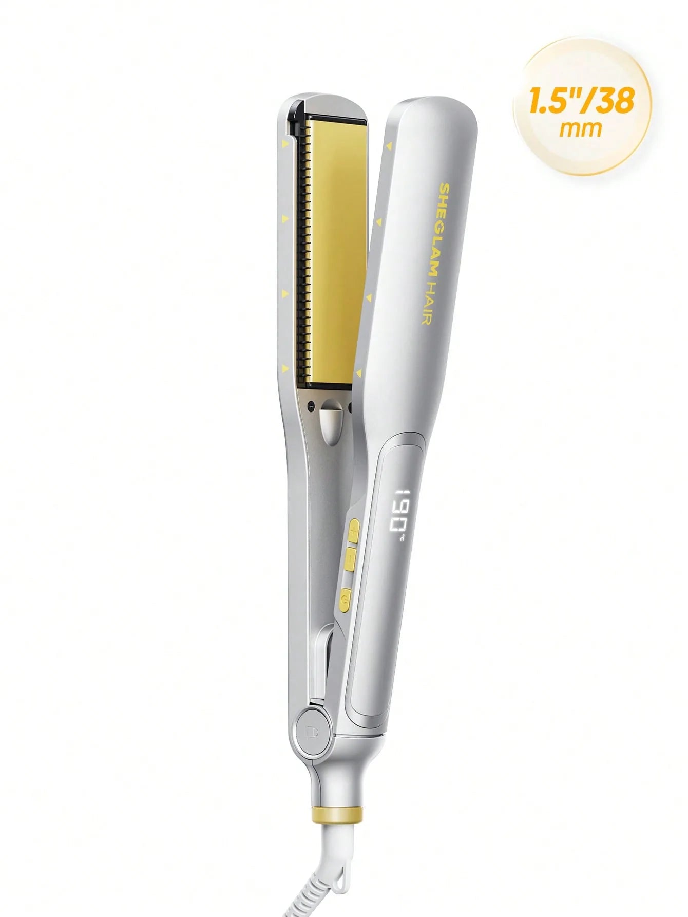 Sheglam Hair Sleek Chic Wide Glide Straightener 38 mm