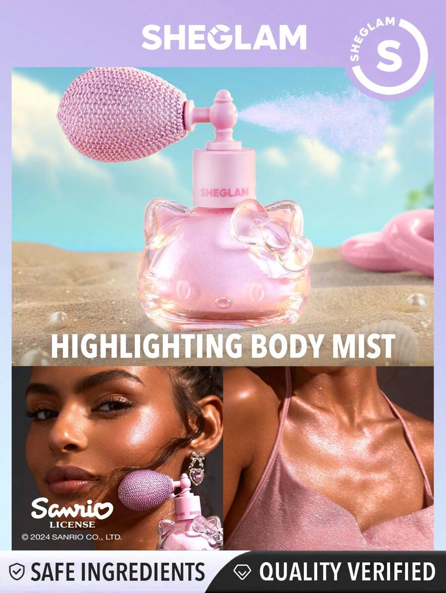 Sheglam Hello Kitty Paw-beautiful Highlighting Body Mist - Kitty Glow
