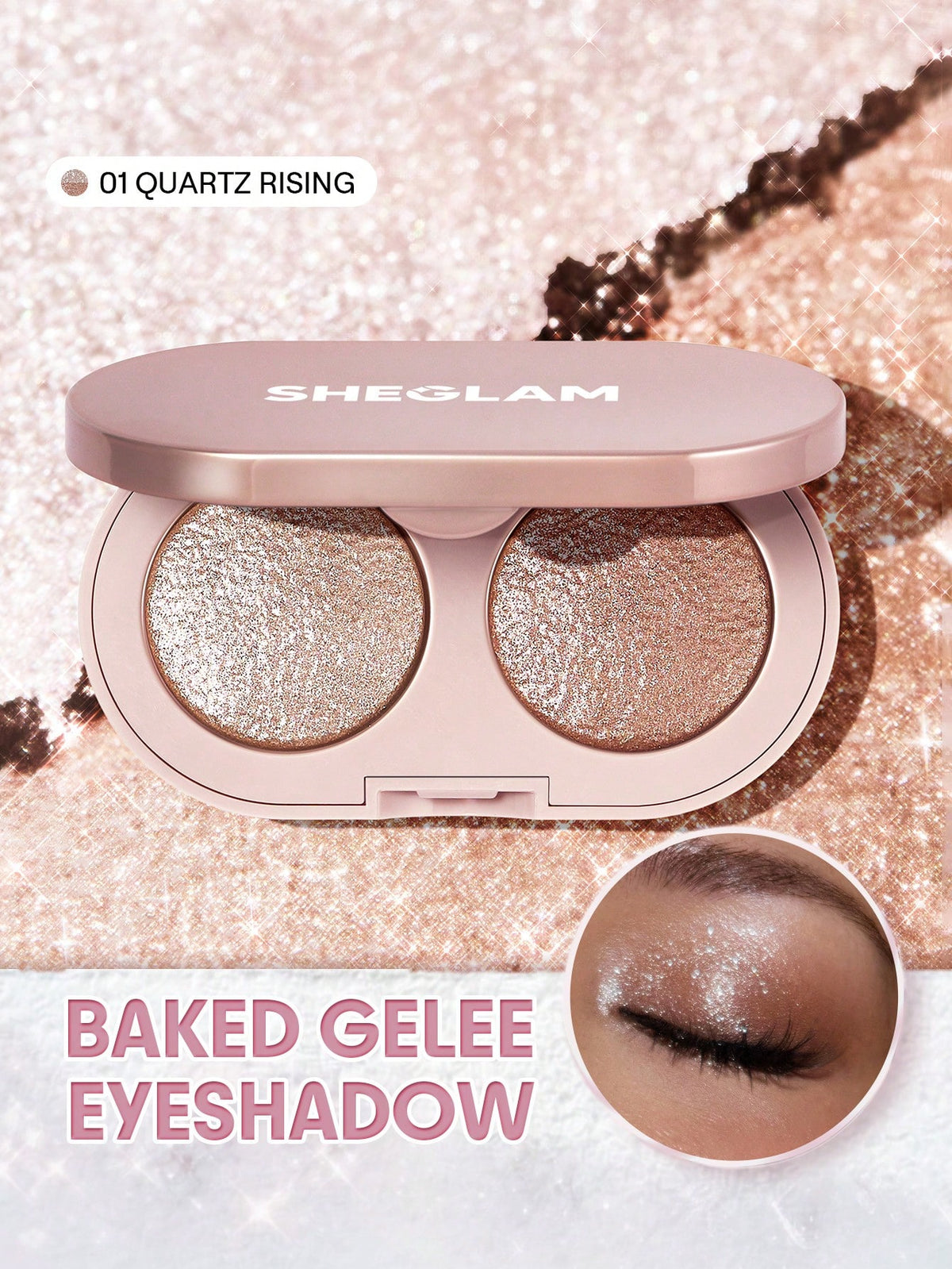 Sheglam Prismalight Baked Gelee Eyeshadow Duo