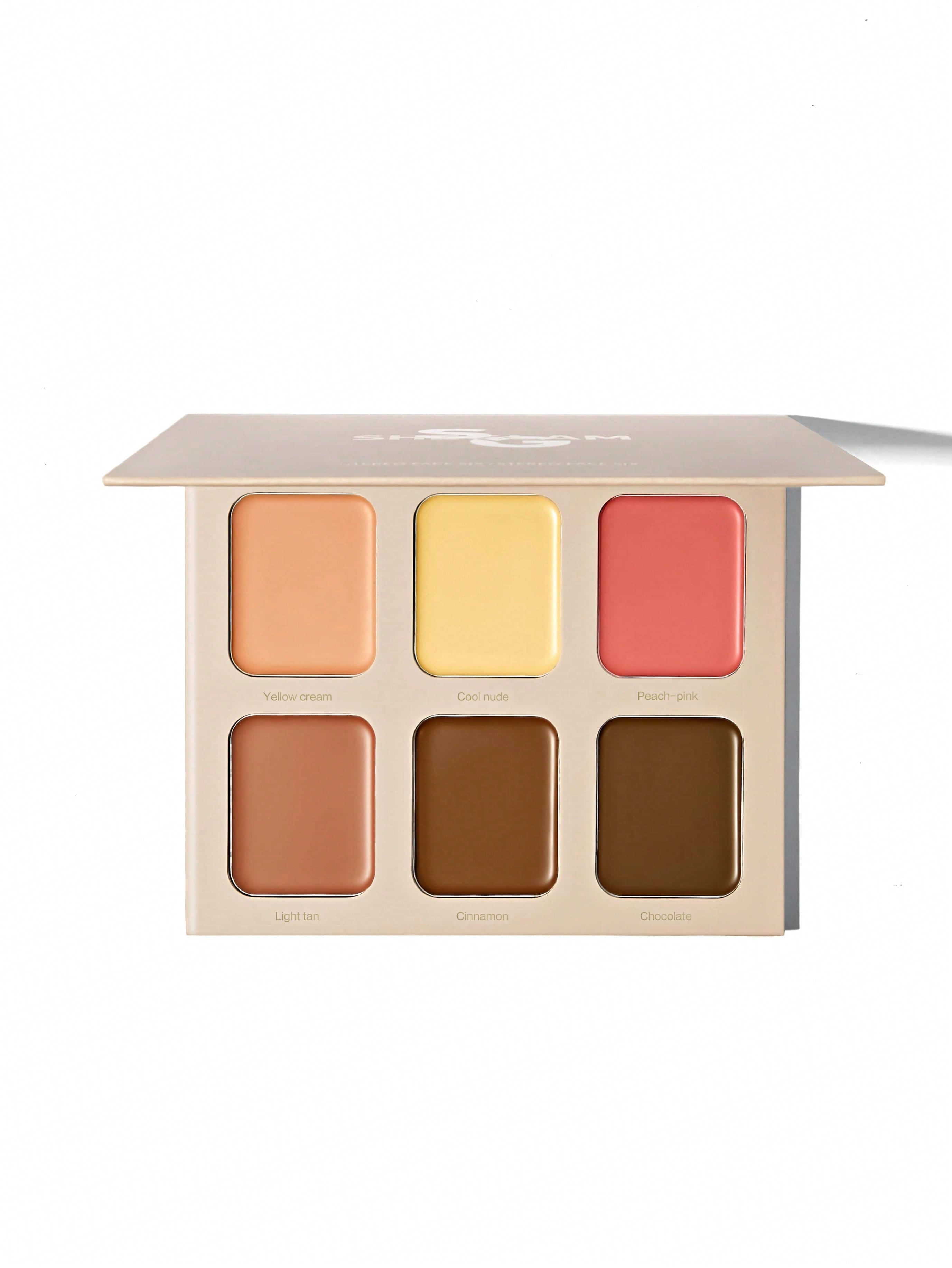 Sheglam Stereo Face Creamy Contour Palette 6 shades French Girl