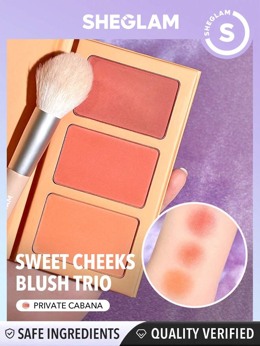  Sheglam Sweet Cheeks Blush Trio