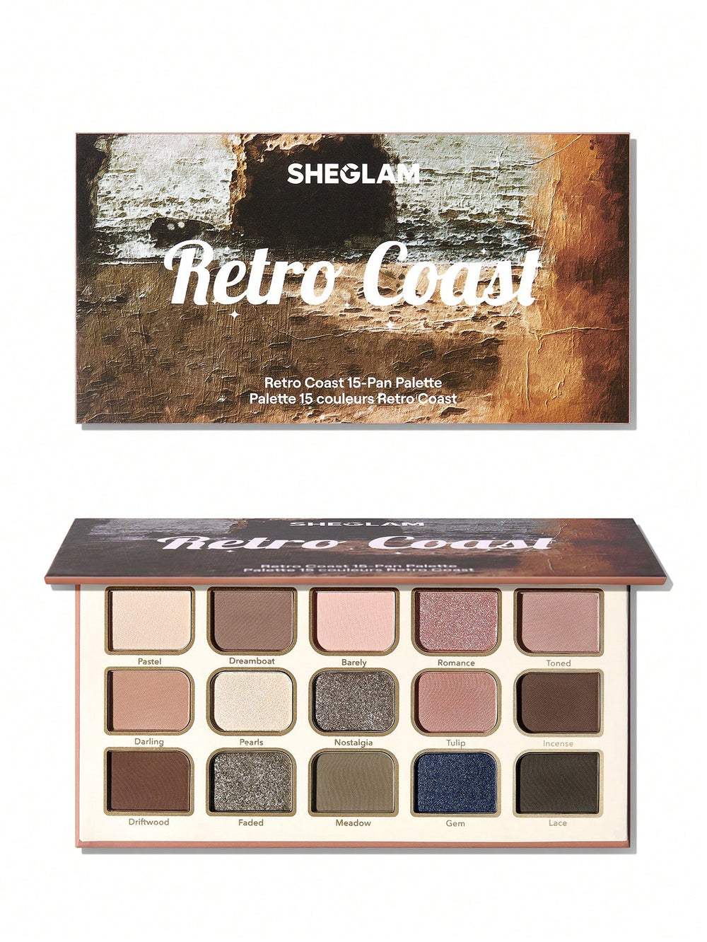 Sheglam retro coast 15 pan palette