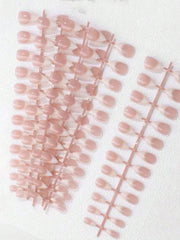 Shein 120pcs Set Cute Cream White Ombre Nail Stickers