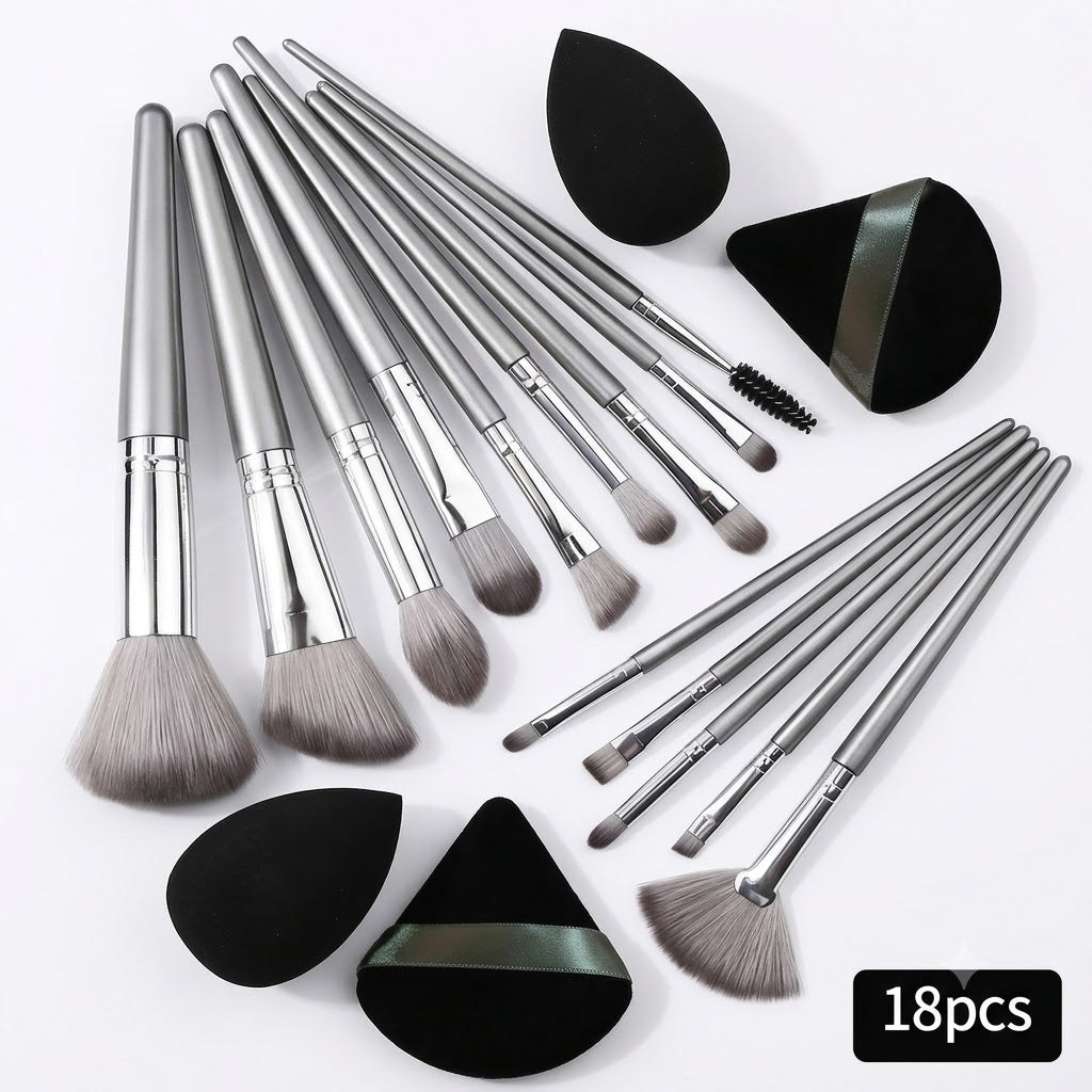Shein 18Pcs luxury makeup brush set