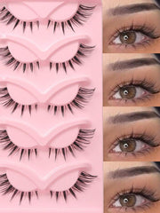 Shein 5 Pairs Cat Eye Lashes 3D Eyelashes