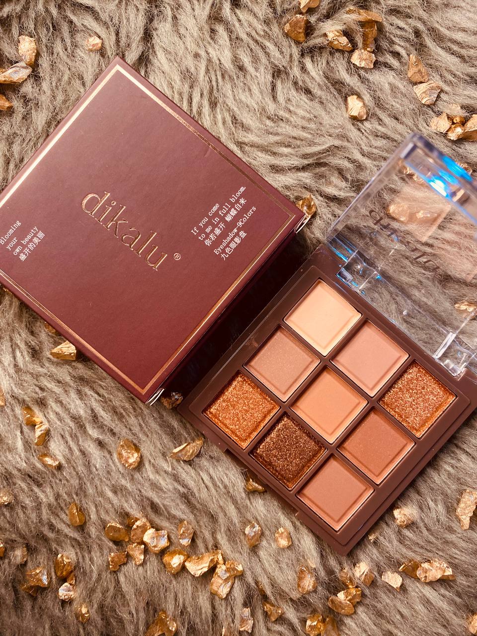 Shein DIKALU 9-Color Eyeshadow Palette Shimmer And Matte 901-6