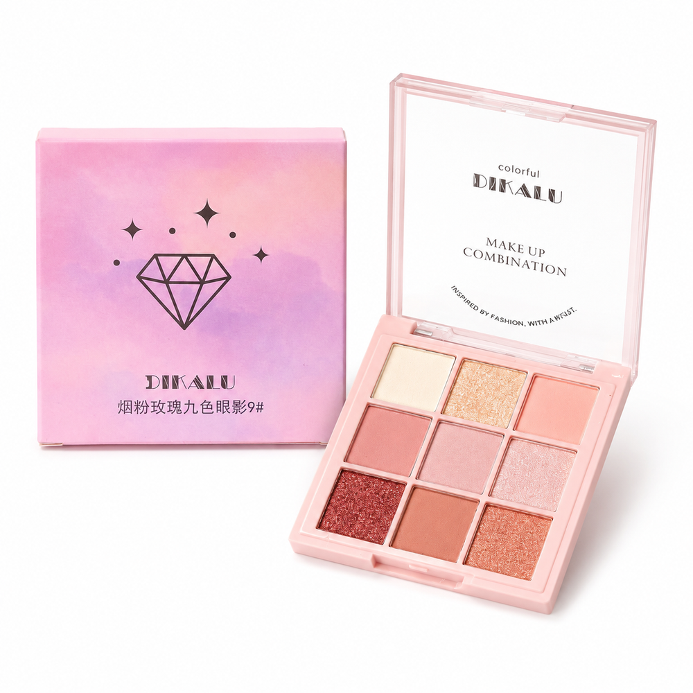 Shein Dikalu mini 9-color eyeshadow palette 09#