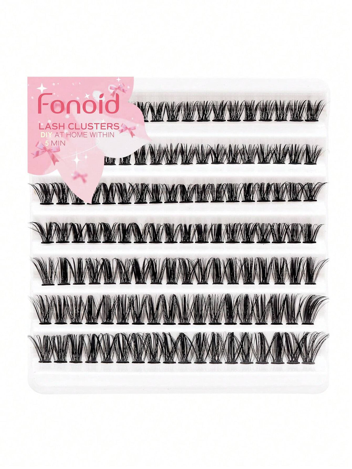 Shein Fonoid 126PCS Single Cluster Segmented Fleece False
