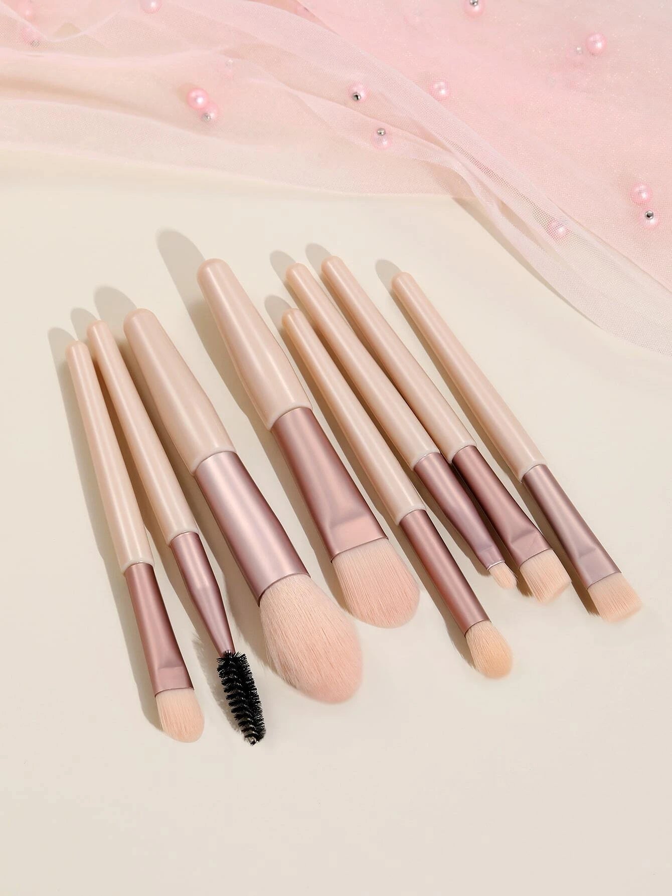 Shein Macaron Portable Make-Up Set 8 Brushes
