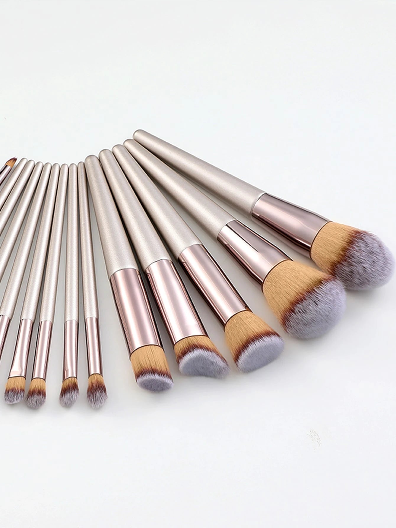 Shein Makeup Brush Set Gold 14Pcs