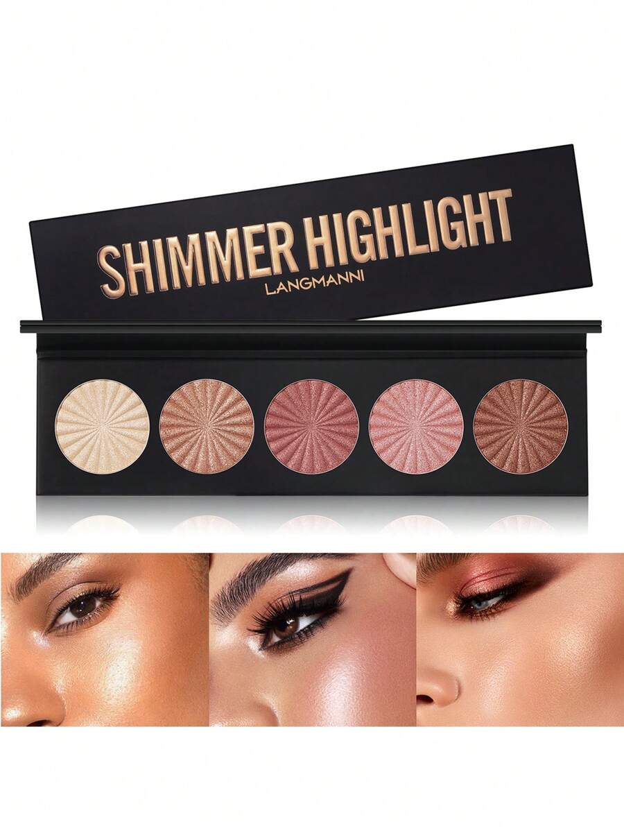 Shein langmanni glow up highlighter palette