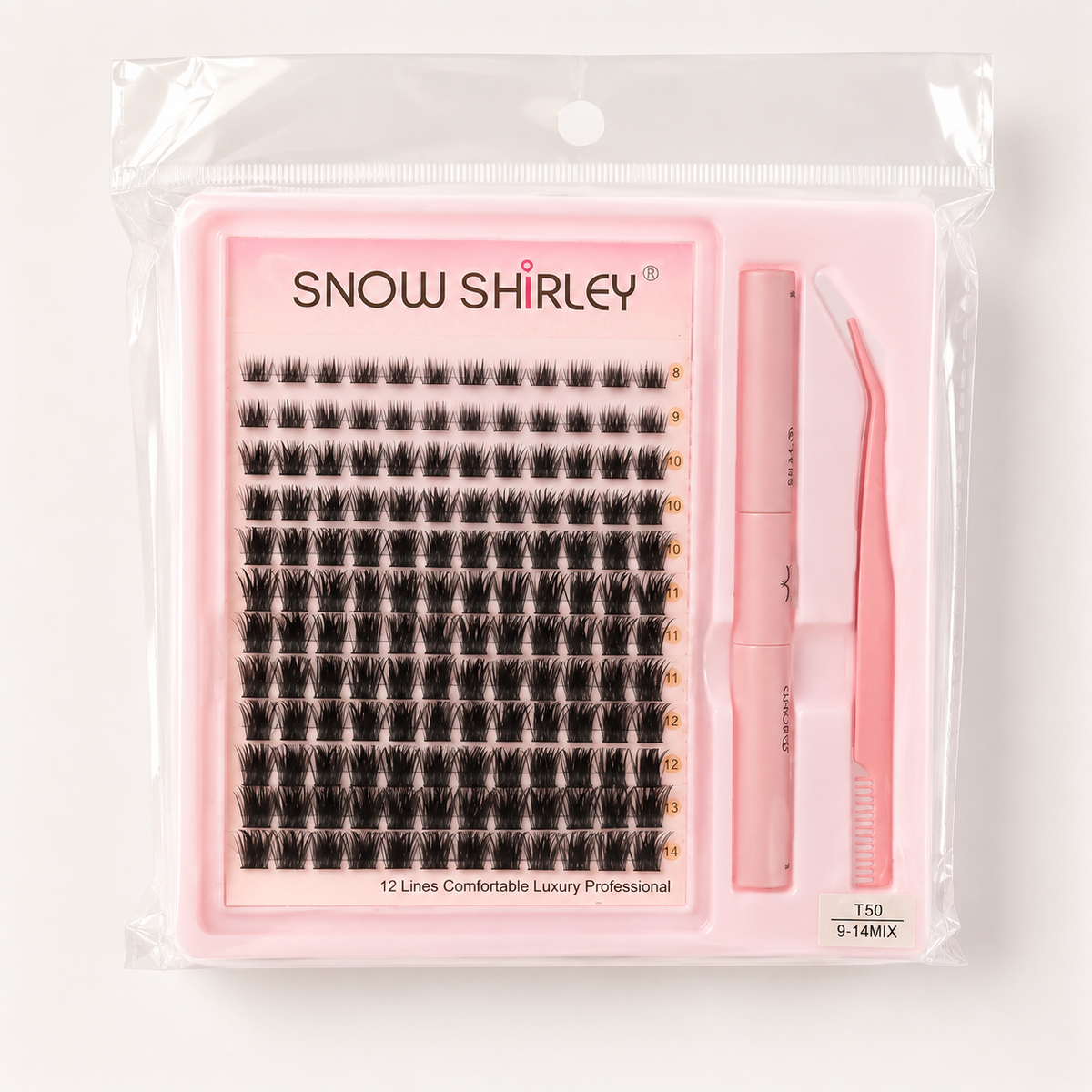 Snow Shirley DIY Cluster Lash Kit T50