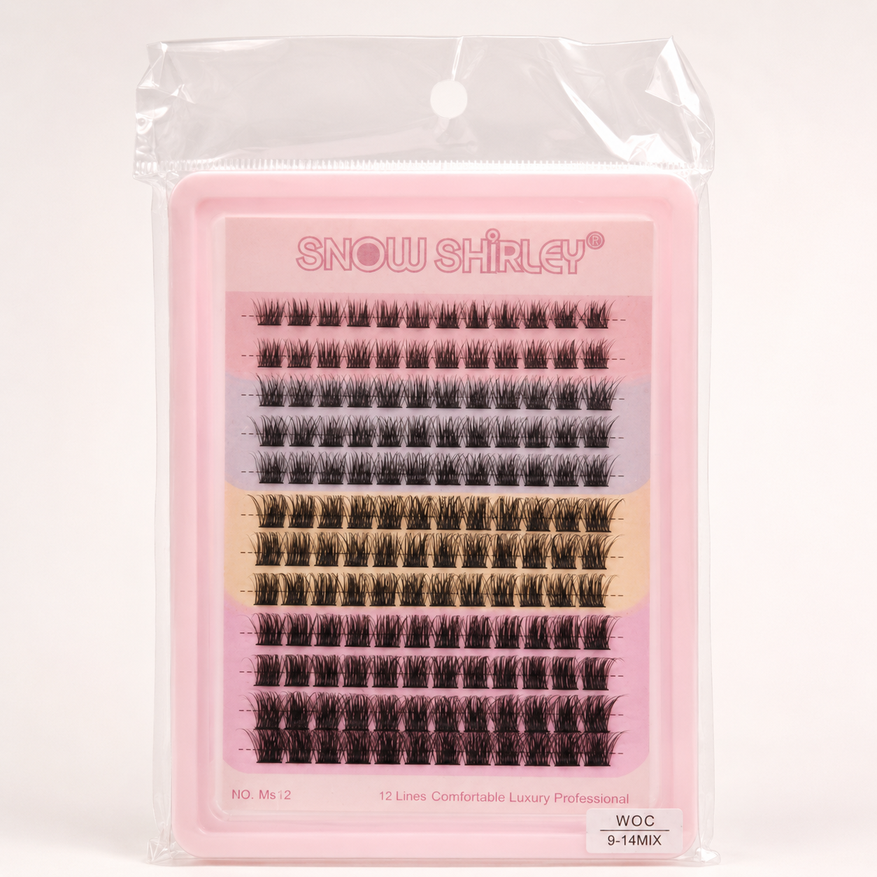 Snow Shirley DIY Cluster Lashes 12 Lines
