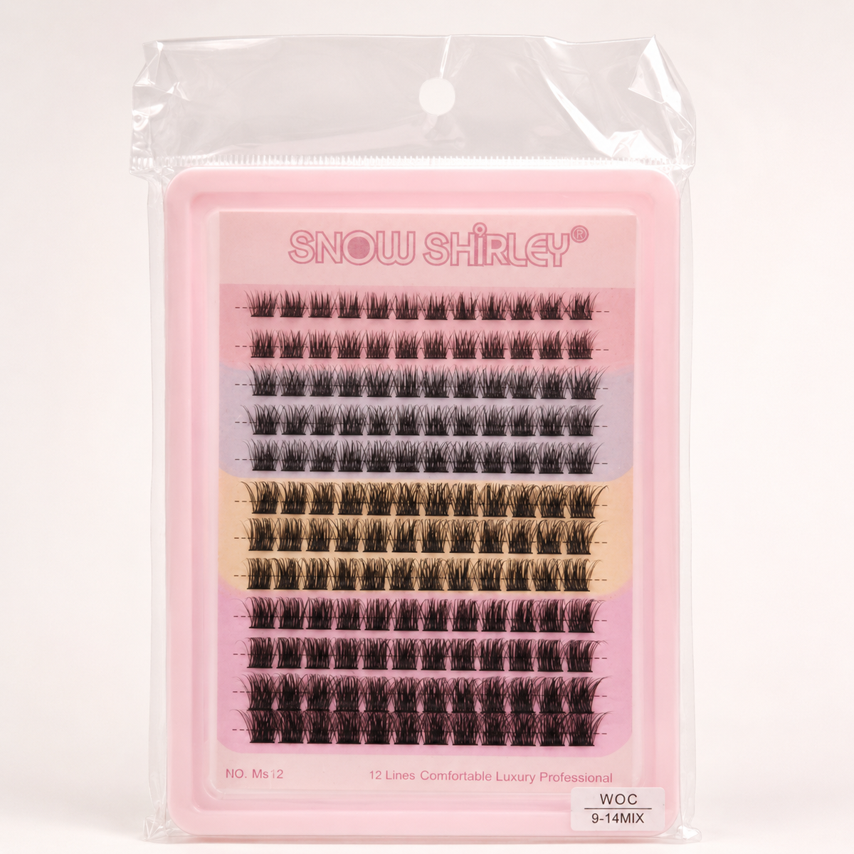 Snow Shirley DIY Cluster Lashes 12 Lines