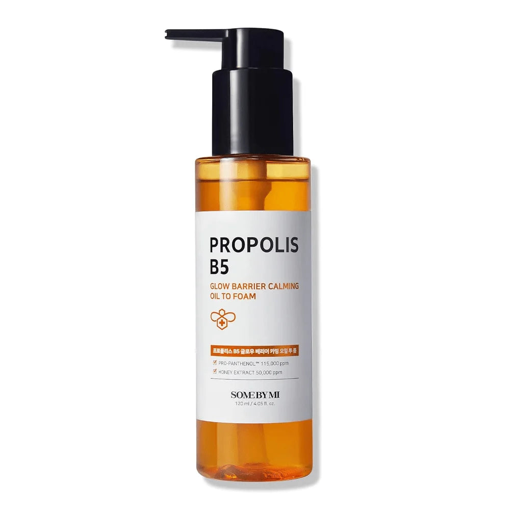 Some By Mi Propolis B5 Glow Barrier Calming Oil to Foam
