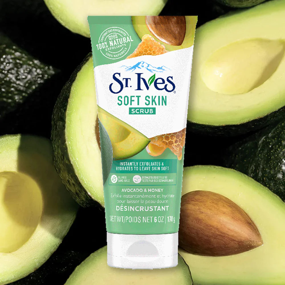 StIves Soft Skin Avocado and Honey Facial Scrub 170ml