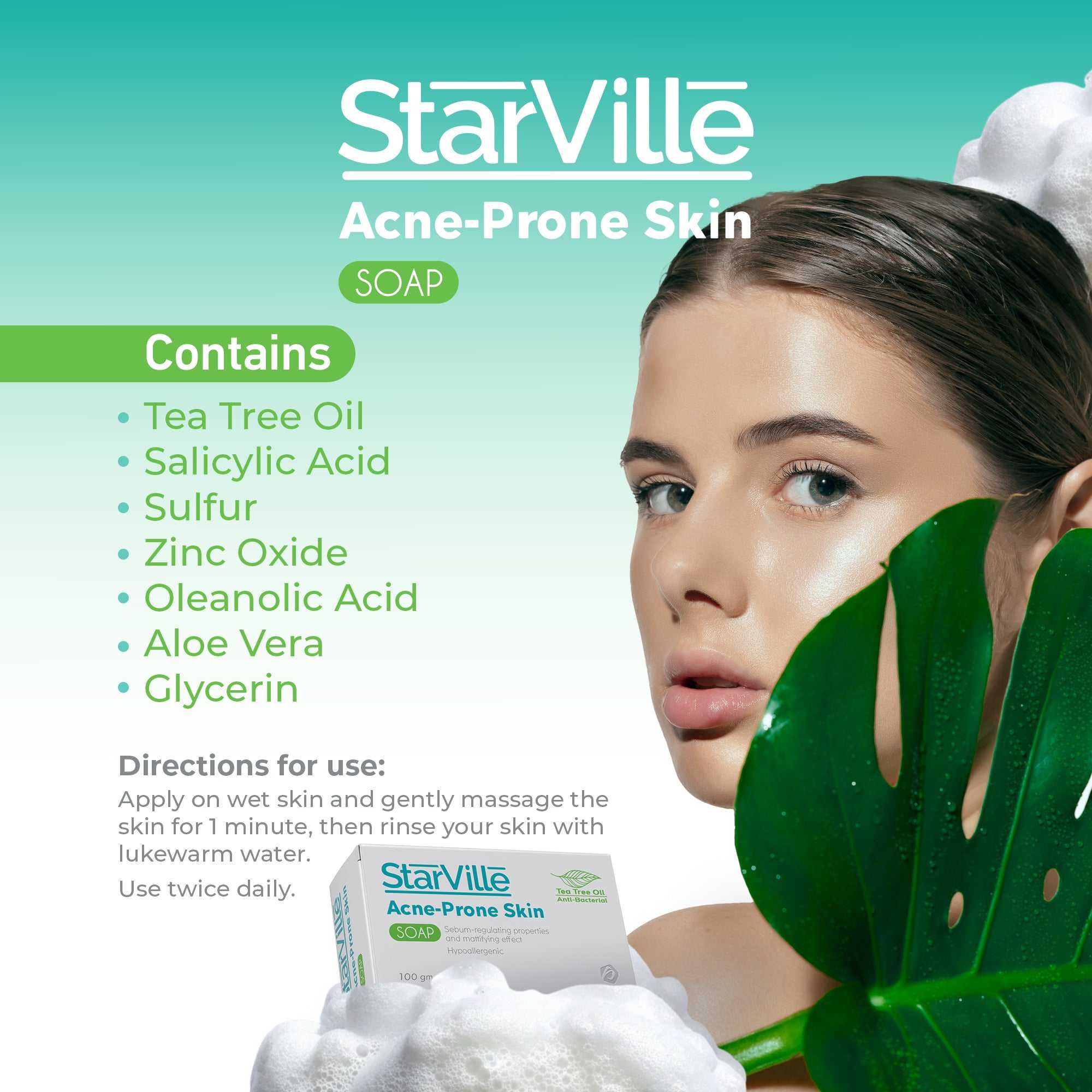 Starville Acne-prone Skin Soap 100 gm