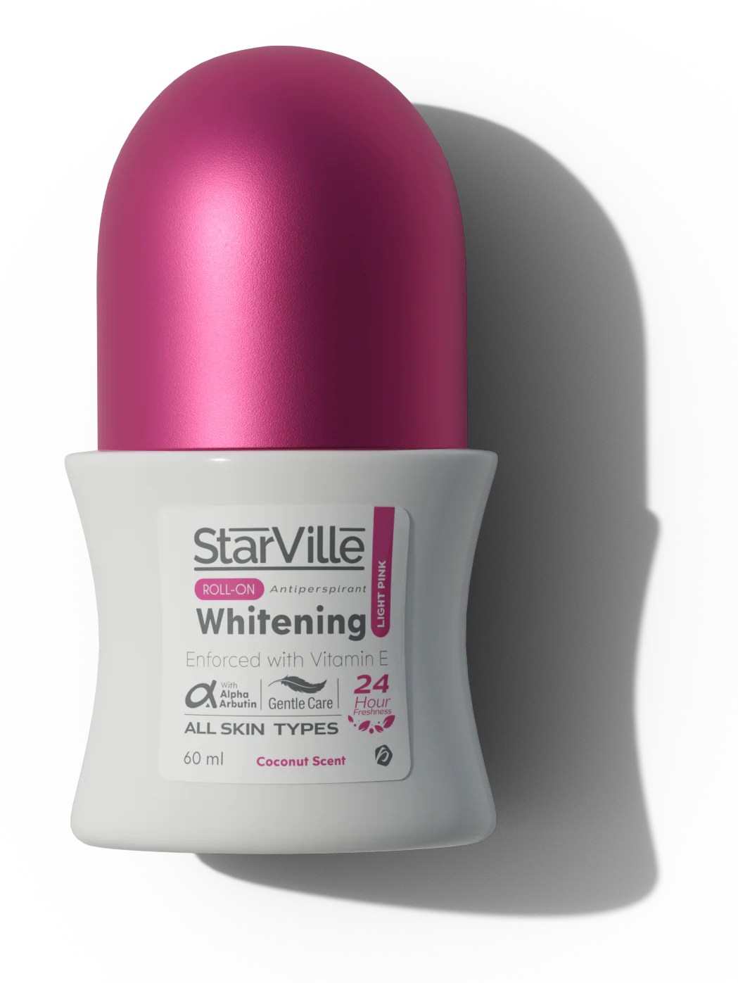 Starville Roll On Antiperspirant Whitening Light Pink 60 ml