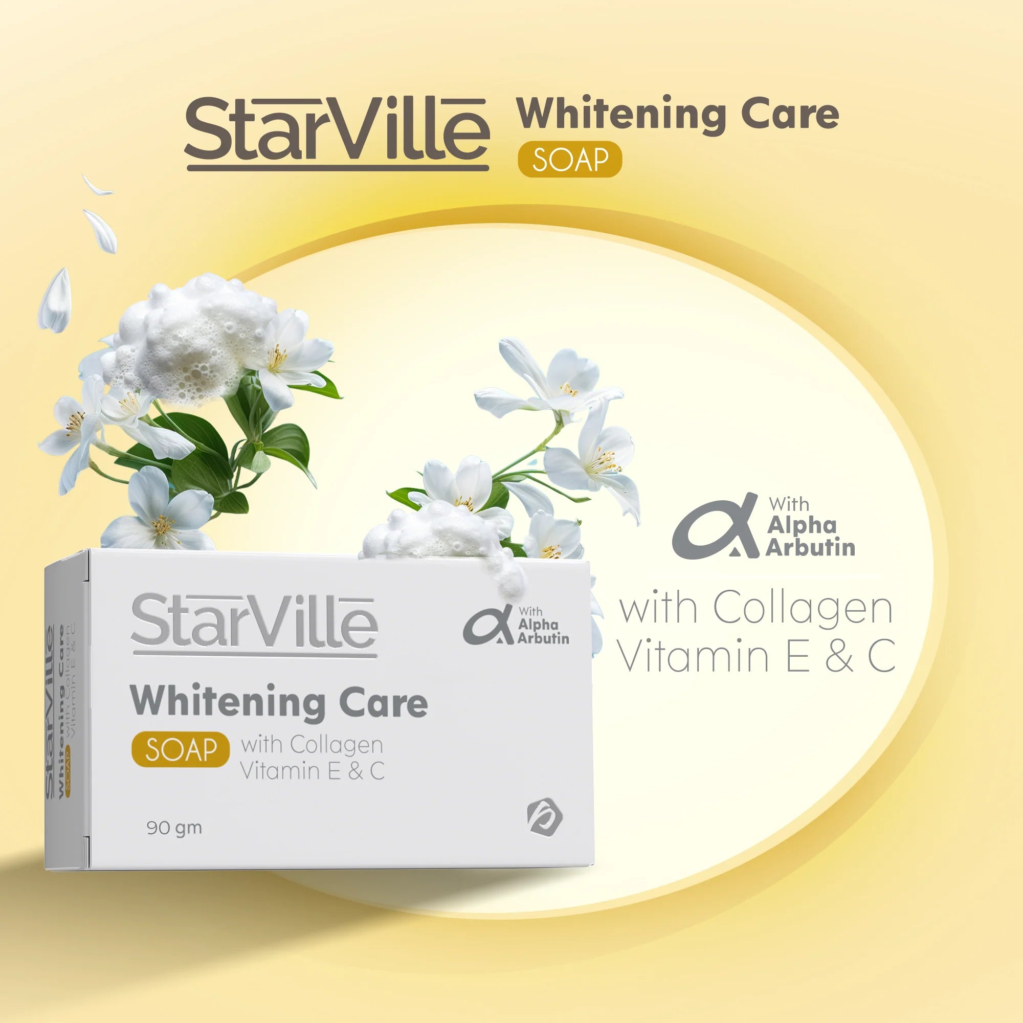 Starville Whitening Care Soap with collagen Vitamin C And E 100 ml