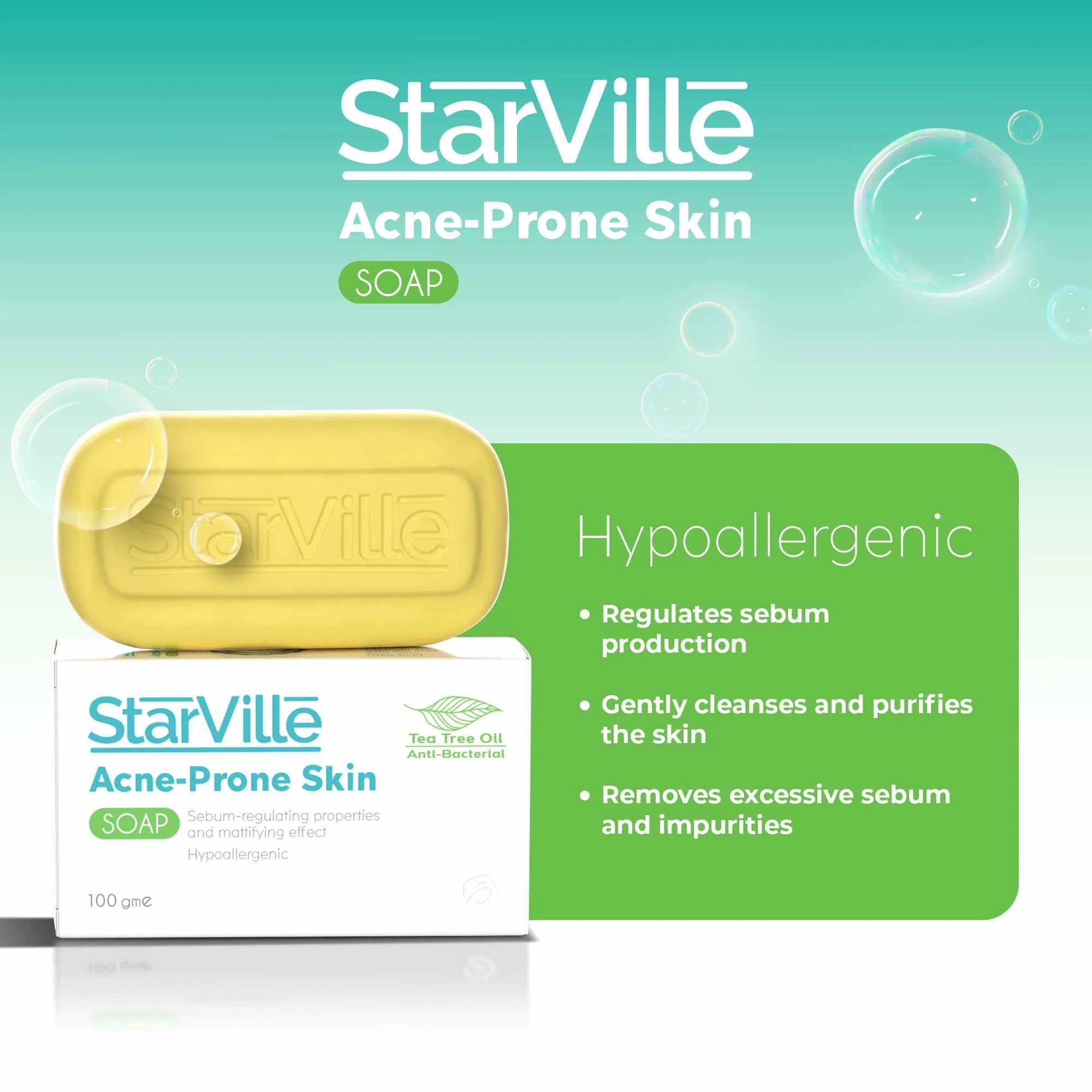 Starville Acne-prone Skin Soap 100 gm