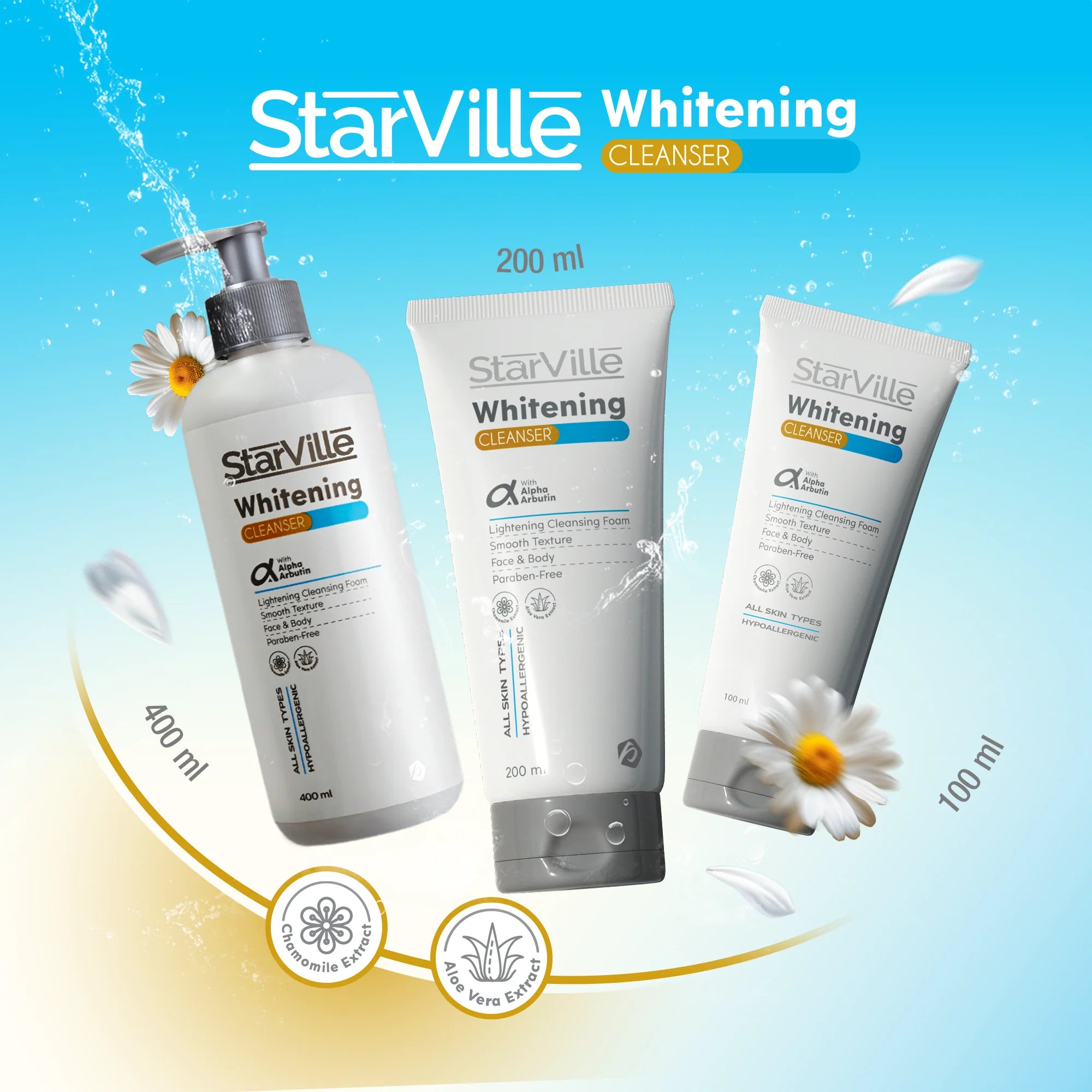 Starville Skin Lightening Cleanser 400ml