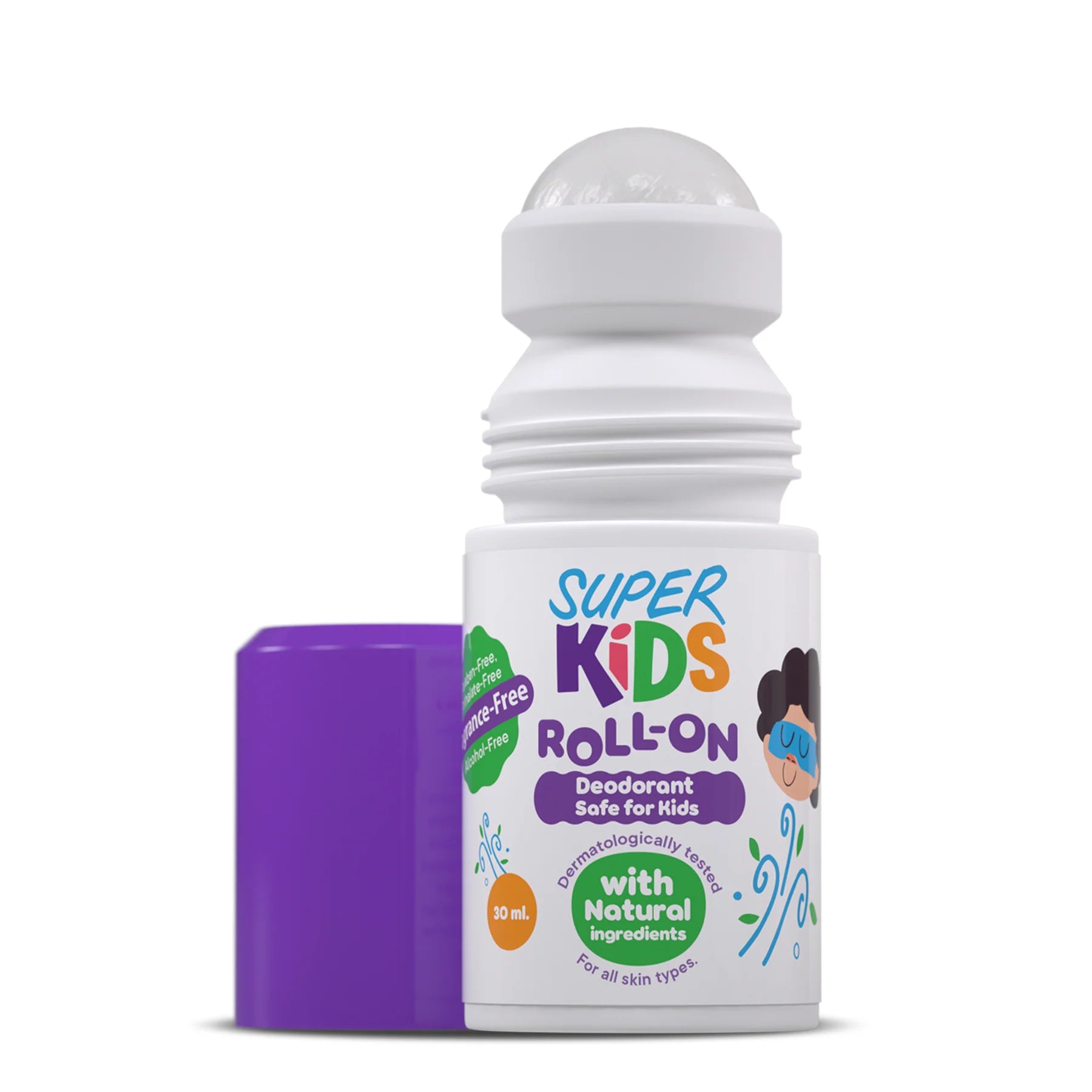 Superkids مزيل عرق رول خالٍ من العطر 30 مل