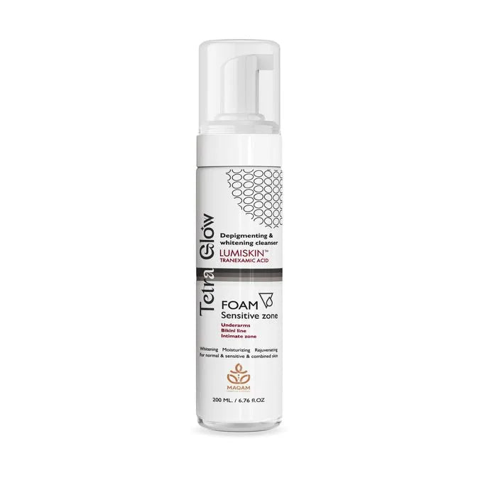 Tetra Glow Sensitive Zone Whitening Foam Cleanser 200 ml