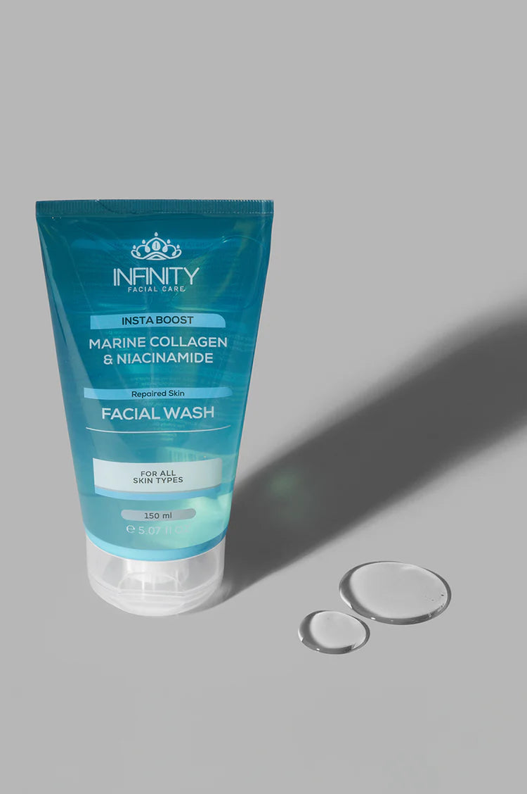Infinity Insta Boost Marine Collagen and Niacinamide Face Wash 150 + 50 ML