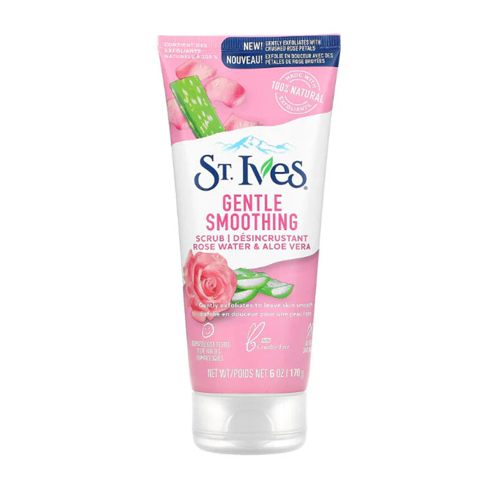 St. Ives Gentle Smoothing Rose Water and Aloe Vera Scrub 170gm