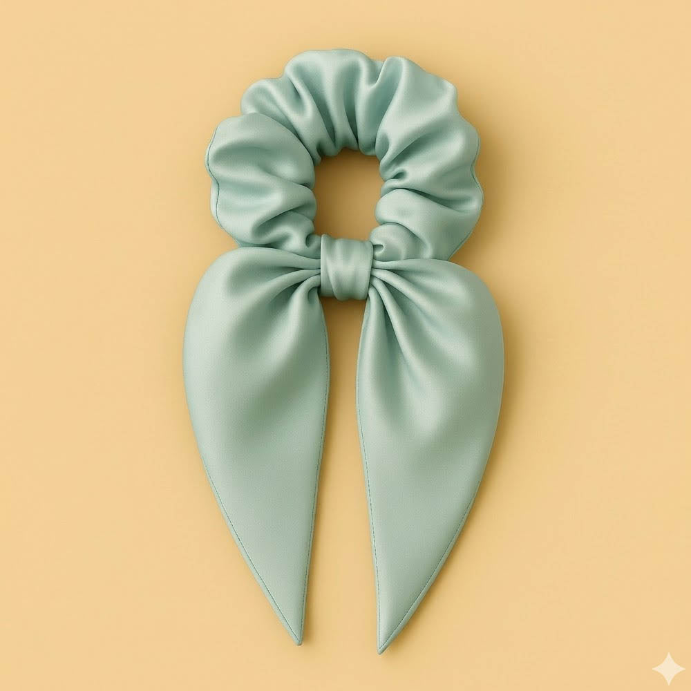 Re.MooN Colorful Satin Scrunchies kity