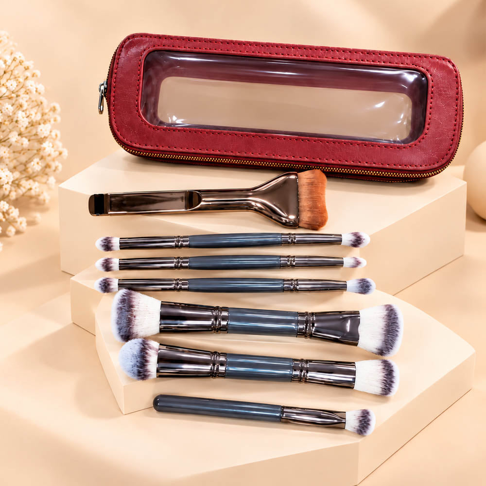 6Pcs Professional Makeup Brush Kit with Bag