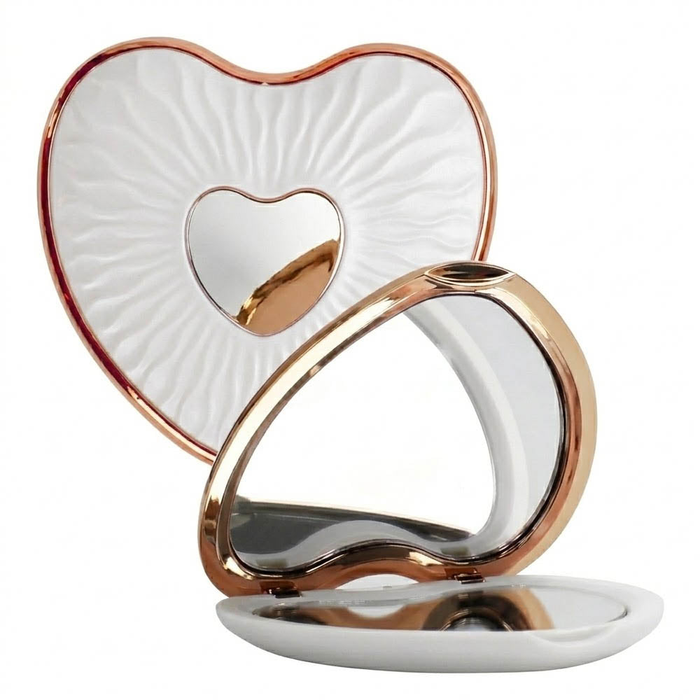 Abou Yousef 2X Magnifying Heart Cosmetic Mirror