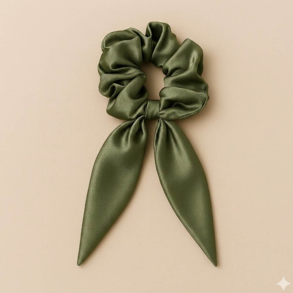 Re.MooN Colorful Satin Scrunchies kity