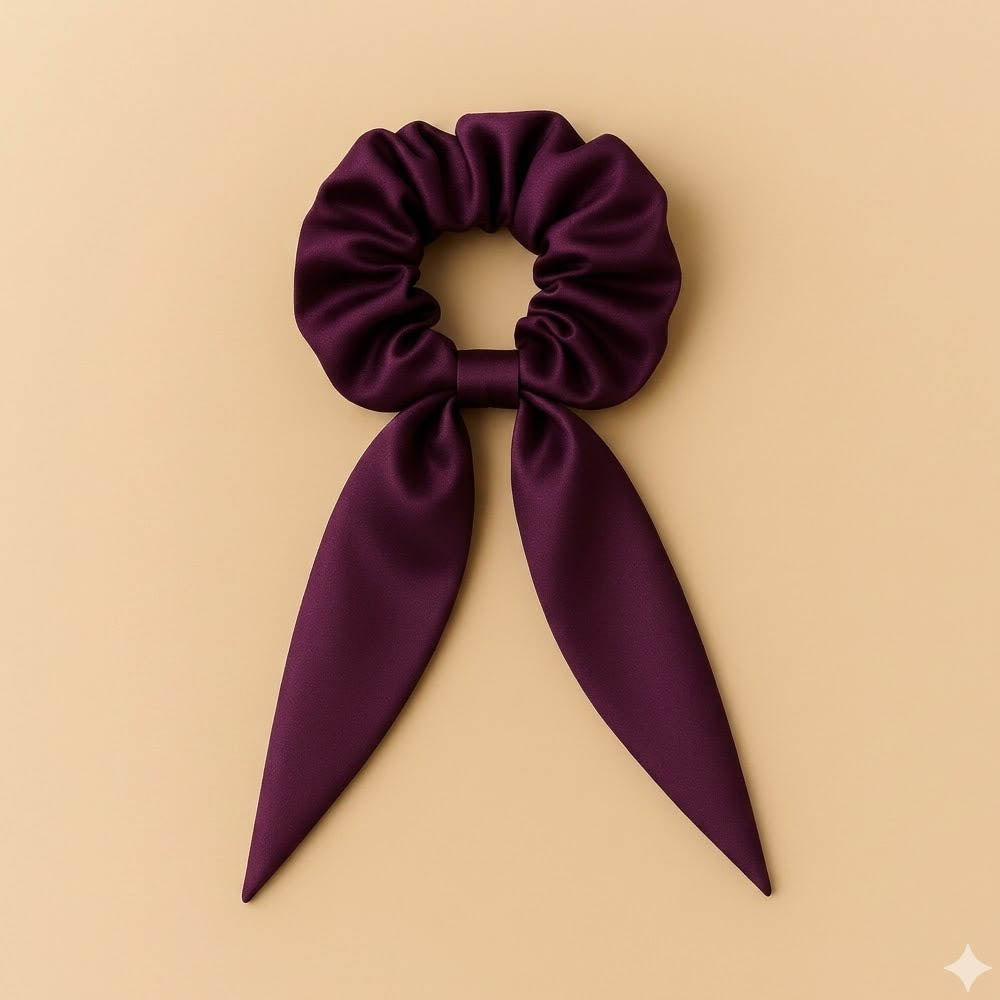 Re.MooN Colorful Satin Scrunchies kity