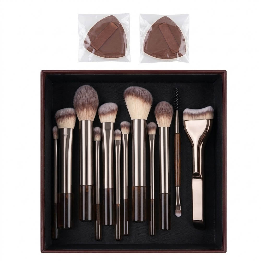 20pcs Makeup Brush + 2Pcs Sponge Set