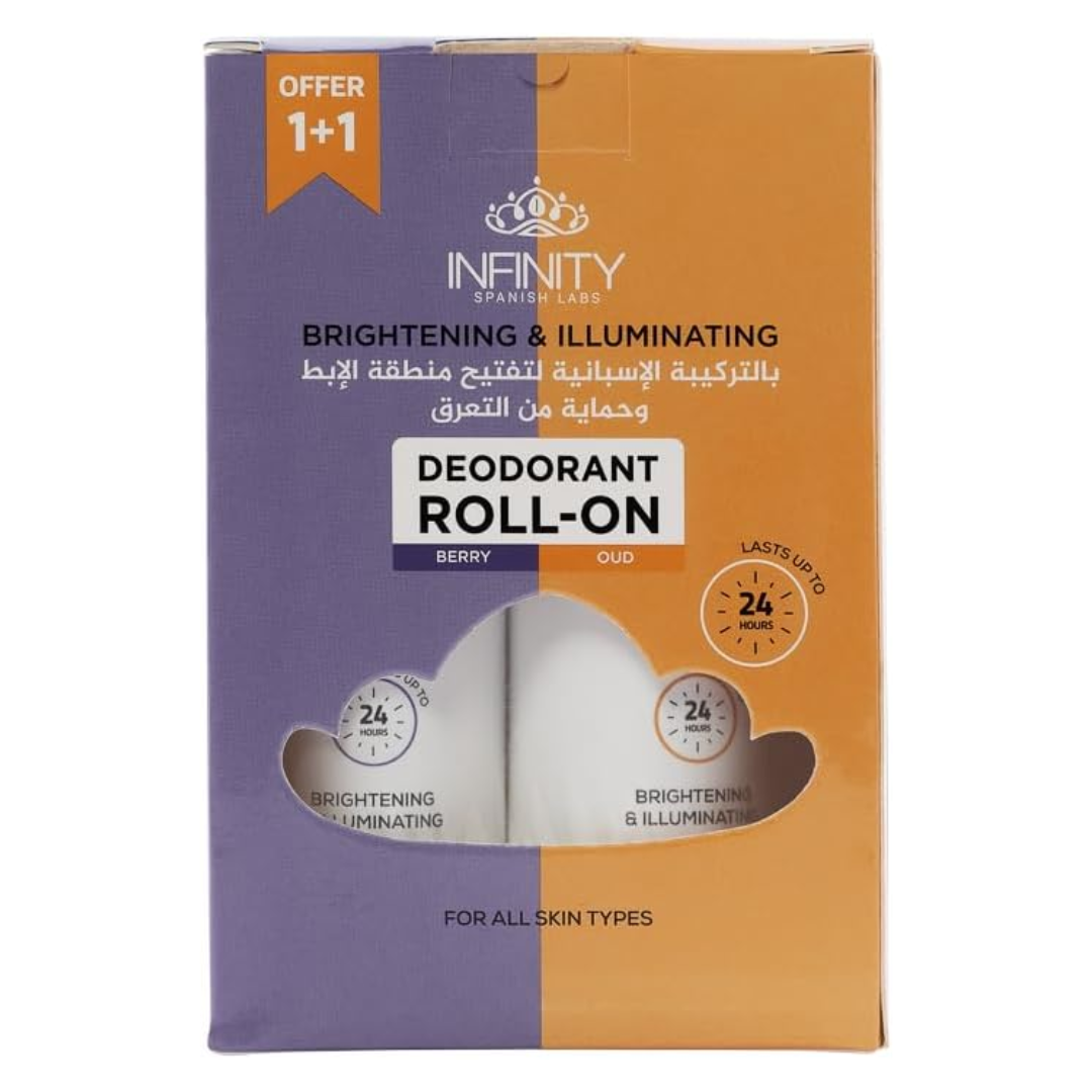 Infinity Deodorant Roll-On 80ml Berry + Oud Scent