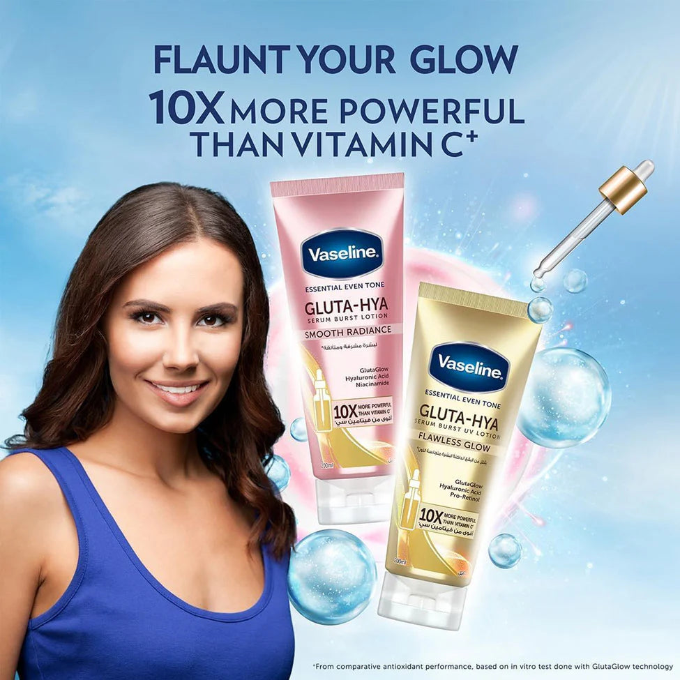 Vaseline Gluta-Hya Smooth Radiance Lotion Tube 200 ML