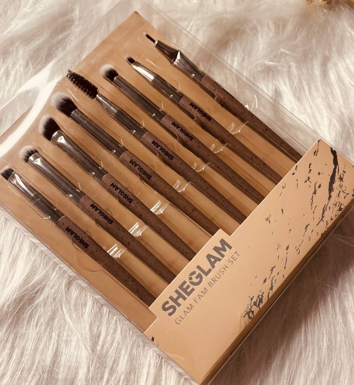 Sheglam Glam Fam Brush Set Valentine'S 8 Pcs
