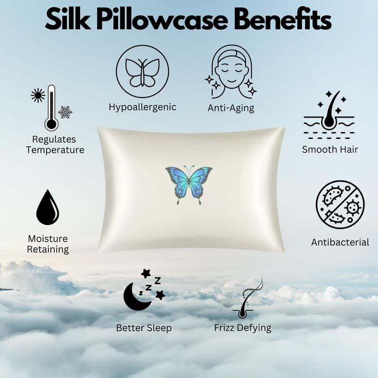Re.MooN Satin Pillowcase for Hair and Skin