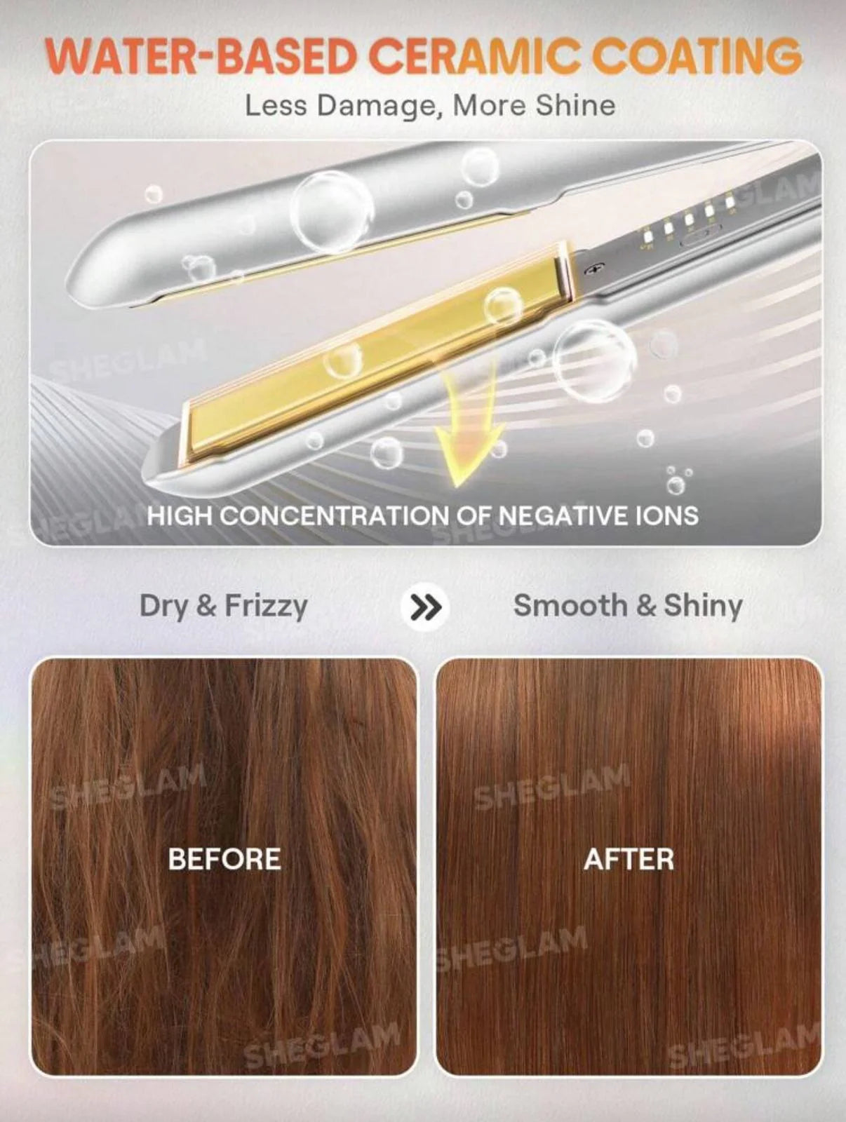 sheglam Sleek Chic Insta-Heat Straight Styler 25mm