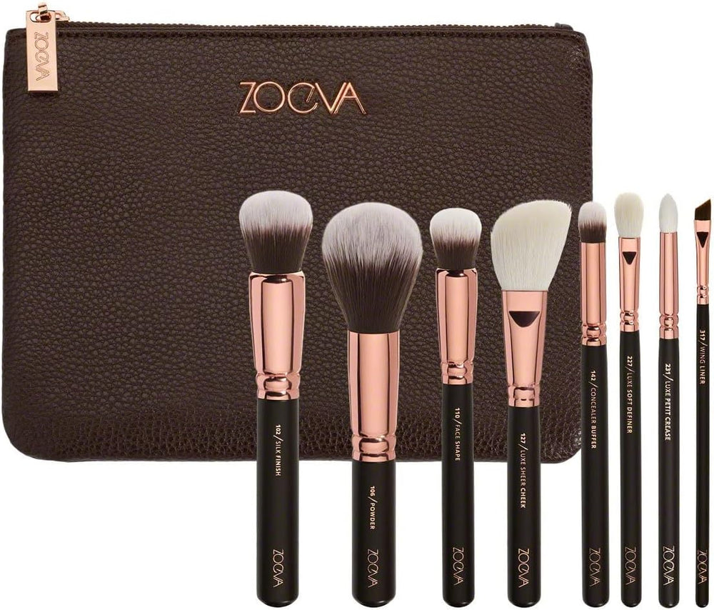 Zoeva Makeup Brush Set of 15 Pieces Brown