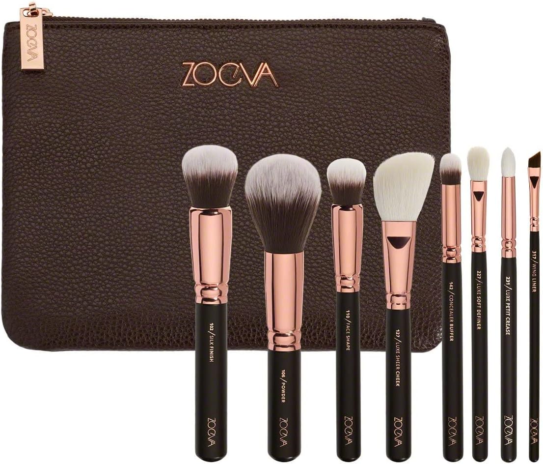Zoeva Makeup Brush Set of 15 Pieces Brown