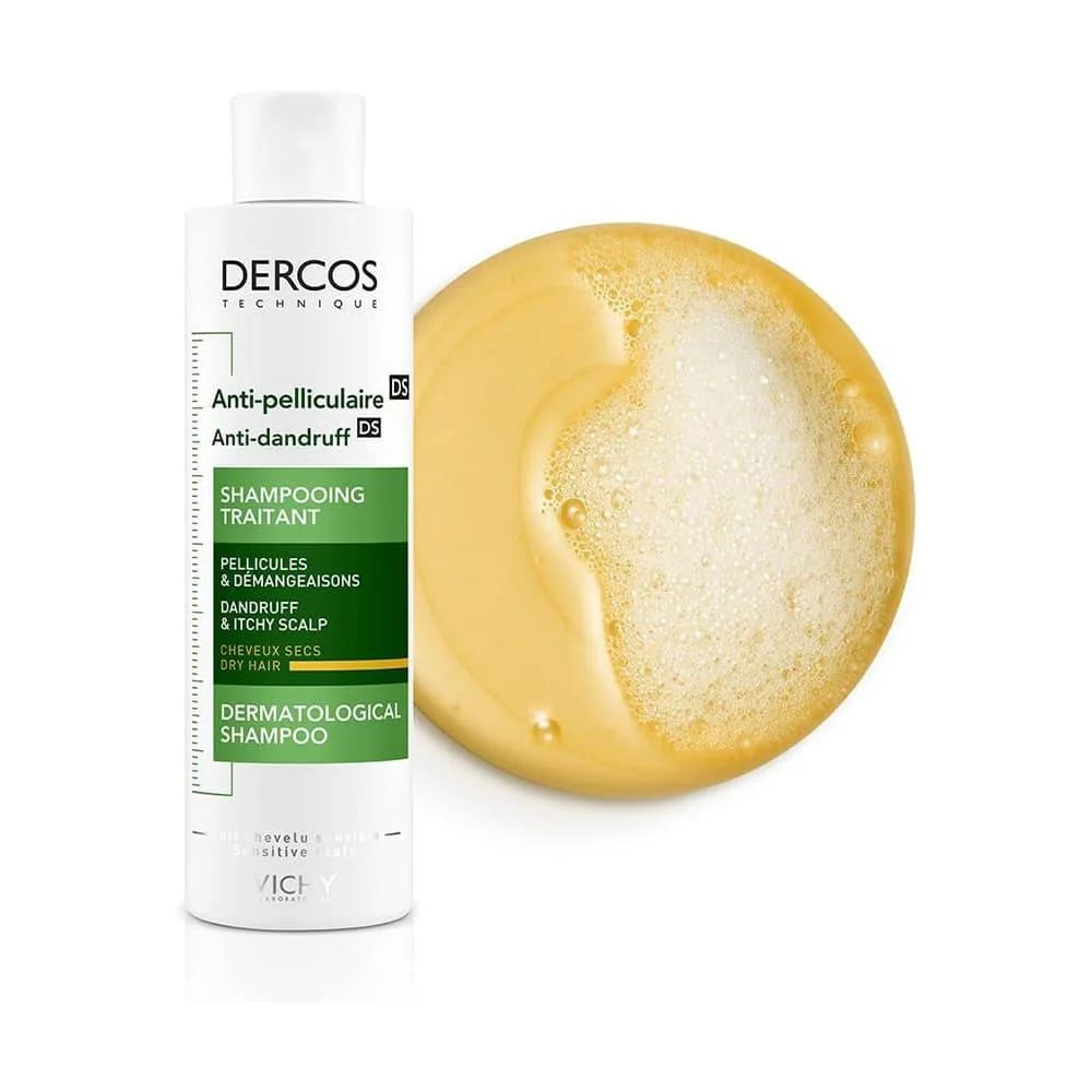 vichy Dercos Anti-Dandruff DS Shampoo For Dandruff Scalp Hair 200