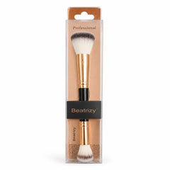 Beatrizy Professional Double-Ended Makeup Brush – Gold