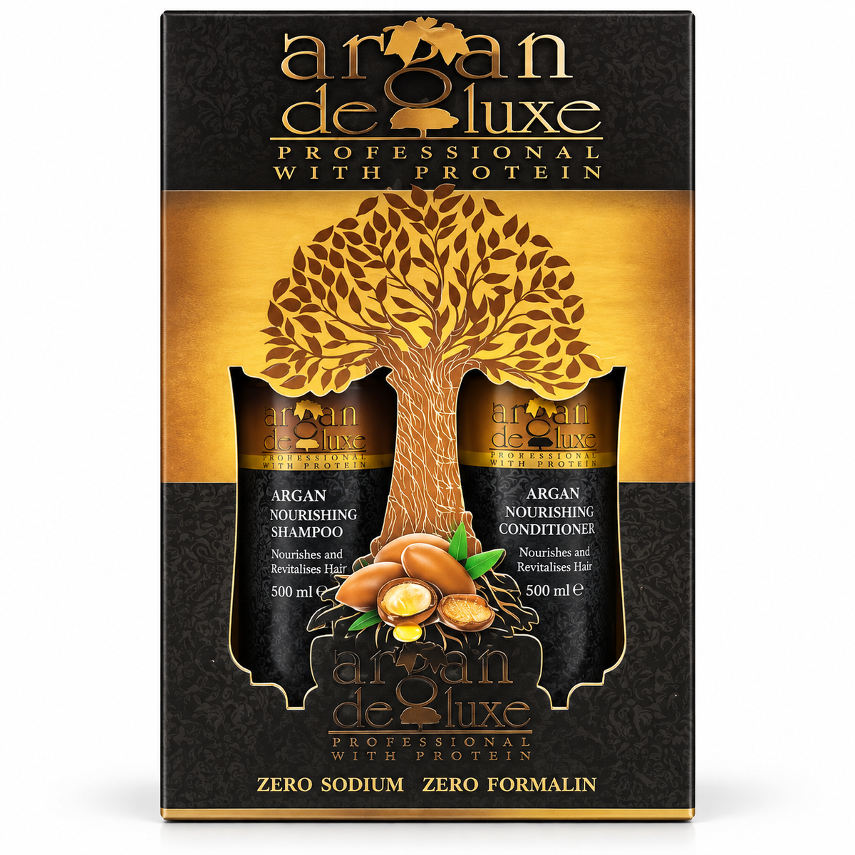 Argan Deluxe Shampo 500ML + Conditioner 500ML